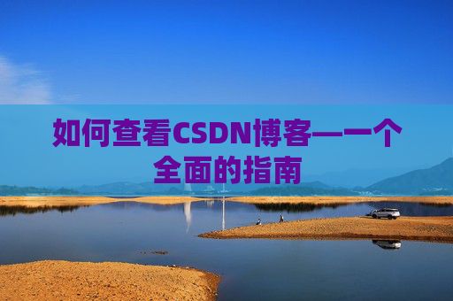 如何查看CSDN博客—一个全面的指南